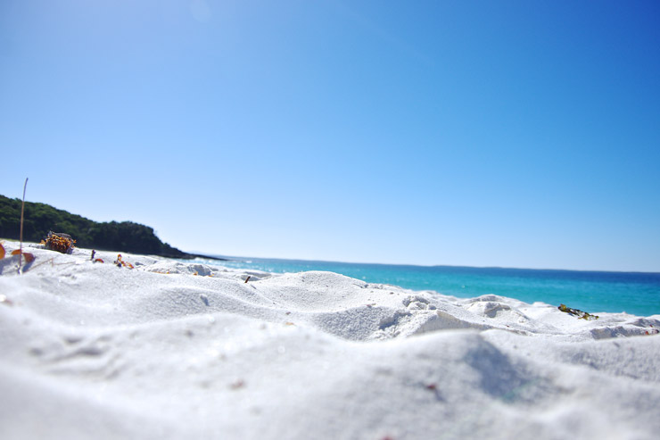 世界一白い砂浜が広がる『ハイアムズ・ビーチ（Hyams Beach）』