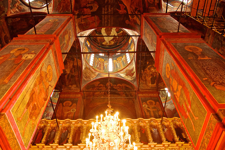 スモレンスキー聖堂の内部