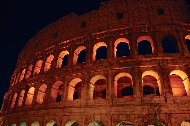 ローマの夜景