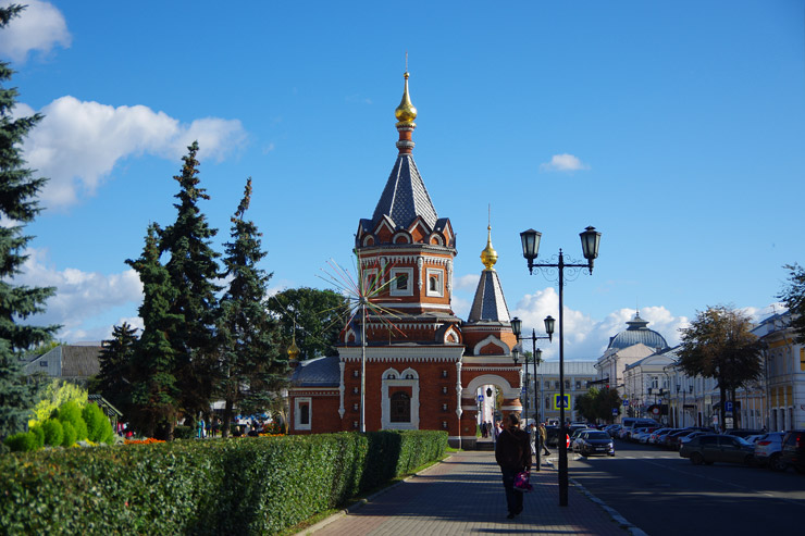 ヤロスラヴル市街の歴史地区の街並